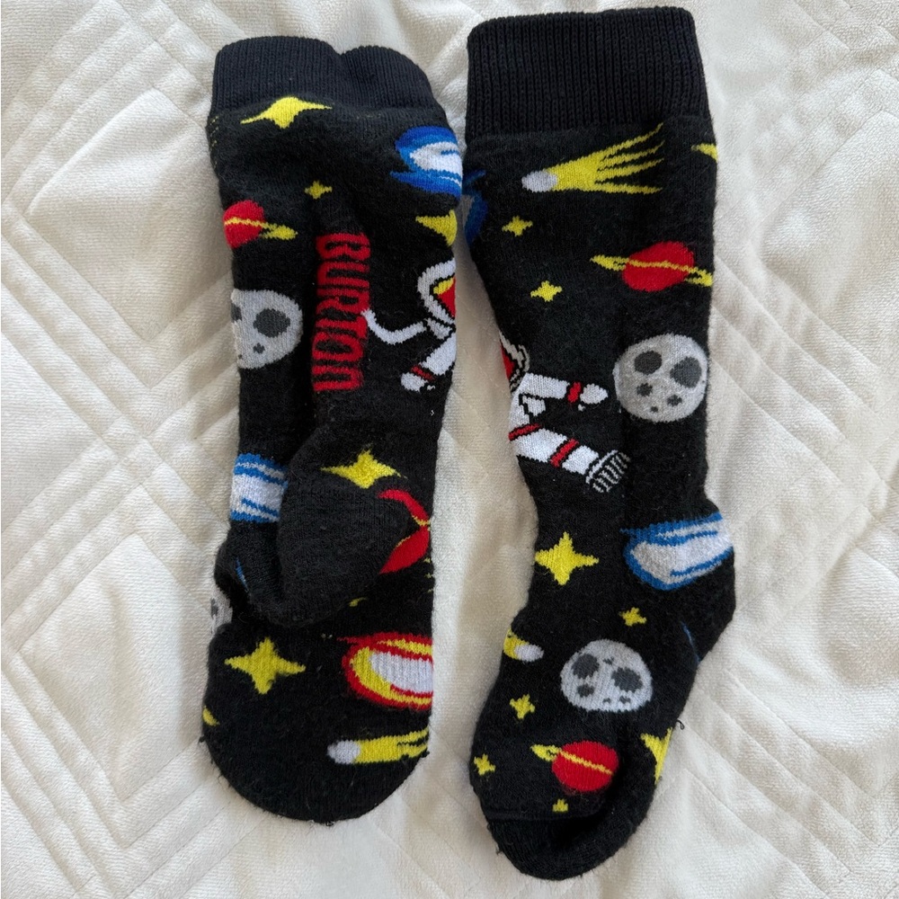 Burton Black Space Adventure Socks